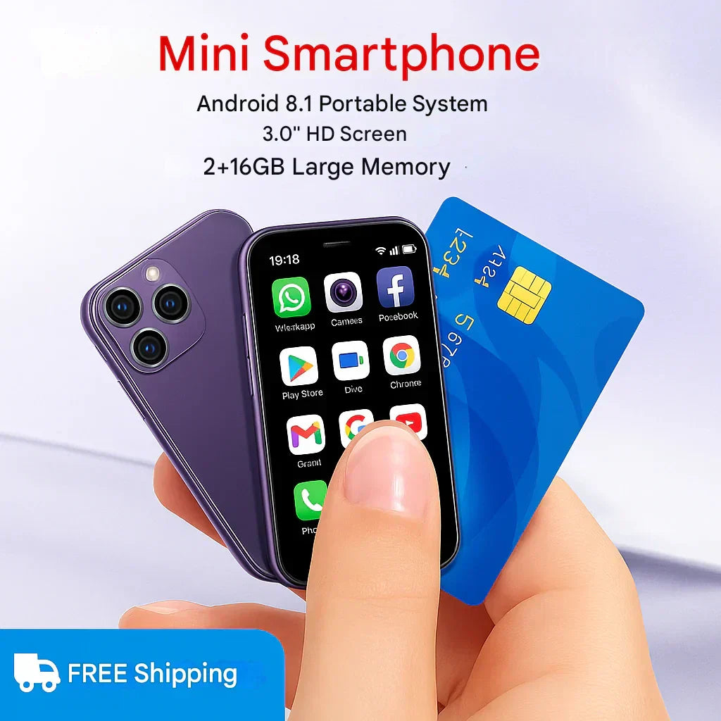 Mini Android Smart Phone 5G (World's Smallest Phone)(1 Year Manufacture Warranty)