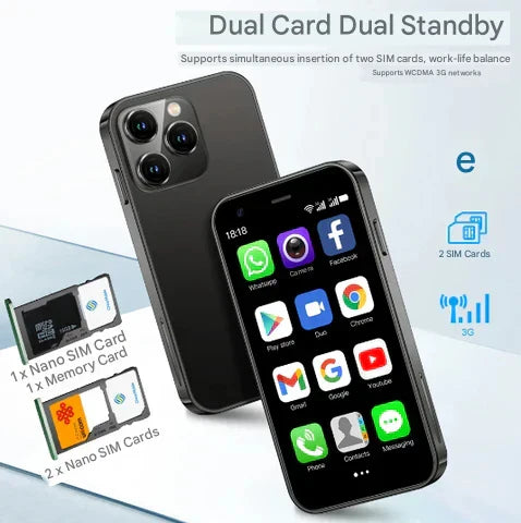 Mini Android Smart Phone 5G (World's Smallest Phone)(1 Year Manufacture Warranty)
